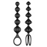 Satisfyer Kit de 2 chapelets Satisfyer beads - Noirs